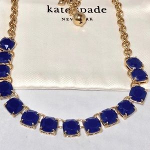 ♠️Kate Spade® Blue & Gold Gemstone Necklace